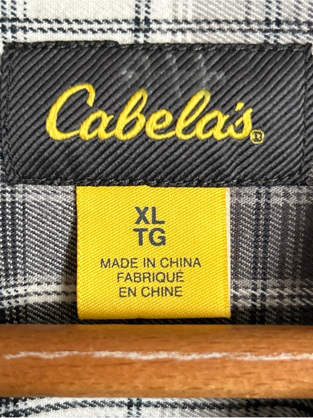 Cabela's Long Sleeve Gray/Black Plaid Button Western Zip Pocket Women's Size XL - Picture 4 of 11